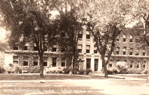 Edificio de administración U OF I Universidad Illinois DOPS FOTO REAL RPPC - Imagen 1 de 2