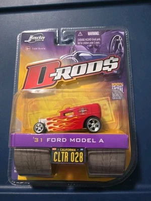 Ford Modelo A Jada 2005 D-Rods '31 - rojo con llamas  Foto 1 de 2