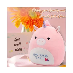 Neu Easfan Get Well Soon Einhorn Plüschkissen - Bild 1 von 8