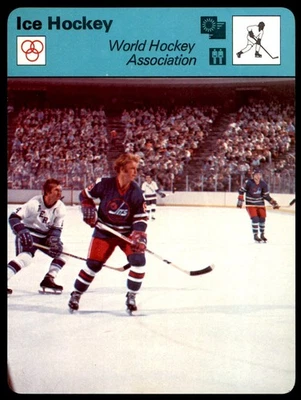 1977 Sportscaster бейсбол #55-23 Всемирной хоккейной ассоциации - хоккей с шайбой NM/MT - Изображение 1 из 2
