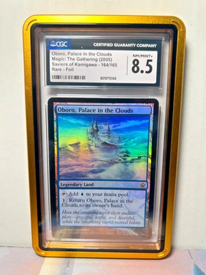 MTG Saviors of Kamigawa Oboro, Palace in the Clouds FOIL Rare CGC 8.5 NM/MINT+!* - Image 1 of 3
