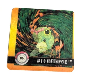 Pokemon Artbox Action Flipz #06 Caterpie Metapod Premier Lenticular 3D - Bild 1 von 2