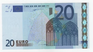 20 EURO - DUISENBERG - H005 A4 "M" FDS/UNC - ALLERERSTE SERIE - SEHR SELTEN - Bild 1 von 2