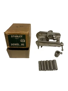 Stanley No. 59 Dübelvorrichtung mit 6 Führungen / Kragen in orig. Box - Bild 1 von 5