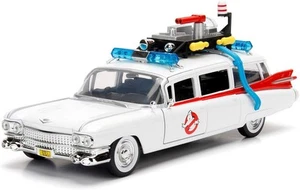 GHOSTBUSTERS Modello Auto ECTO-1 22cm 1/24 DieCast METALLO Originale JADA TOYS - Imagen 1 de 5