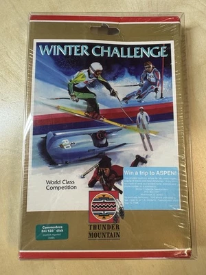 Winter Challenge Commodore 64/128 C64 Sealed with Protector - Image 1 of 4