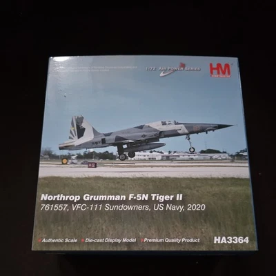 Hobby Master 1/72 F-5N Tiger II VFC-111 Sun Downers, Red 112 NAS Key West HA3364 - Image 1 of 4