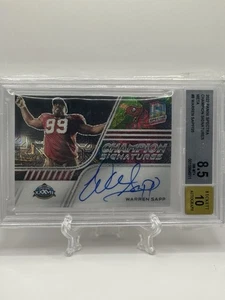 Panini Spectra 2022 - Champion Signatures Warren Sapp #CS-WS Meta Prizm/25 - Imagen 1 de 2