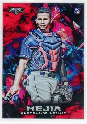 2018 Topps Fire Baseball Francisco Mejia Flame RC #166 - Image 1 of 2
