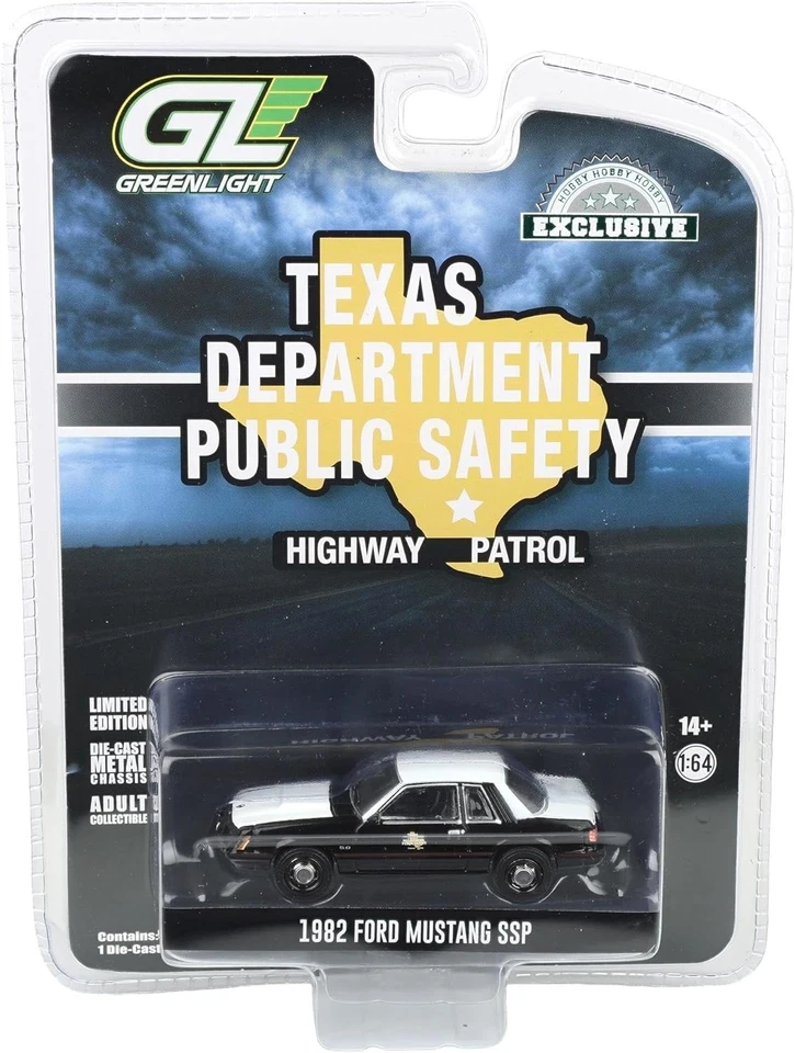 Greenlight - Texas Department Public Safety 1982 Ford Mustang SSP 30542