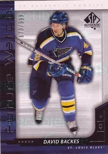 2006-07 SP Authentic #218 David Backes - Picture 1 of 1