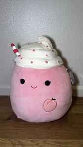 Shelbs First to Market Squishmallow Nuevo con Etiquetas 16 pulgadas Melocotón Batido Peluche Raro - Imagen 1 de 8