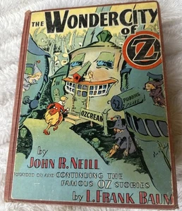 1940 Wonder City OZ von John R Neill Hardcover Reilly & Lee USA *WIE BESEHEN* - Bild 1 von 21