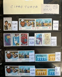 CIPRO - CIPRO TURCA Lotto di francobolli di vari anni MNH** - Picture 1 of 6