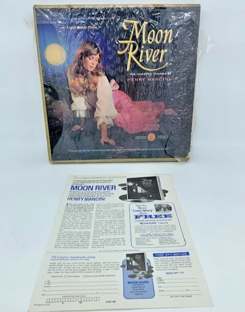 Henry Mancini 5 LP Record Set Longines Symphonette Society Moon River - Image 1 of 4