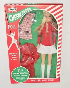 TEXACO Cheerleader Fashion Doll 11 1/2” Vintage Barbie Clone w/BOX Excellent! - Picture 1 of 5