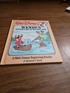 Disney Fun-To-Read Library Volume 9 Wendy's Adventure In Never Land Bantam 1986 - Picture 1 of 2