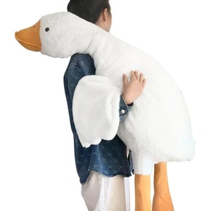 -Goose Stuffed Animal, 62.9in/160cm Giant Sleeping Hugging Pillow, Soft White... - Picture 1 of 7