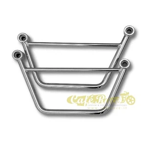 Chrom Rahmen Klick Fix für Triumph Bonneville T100 BLACK Special ED 110th - Bild 1 von 1