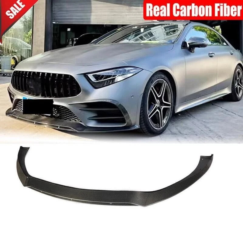 Labio de parachoques delantero de fibra de carbono para Mercedes Benz C257 CLS450 CLS550 CLS53 AMG 18+ Foto 1 de 1