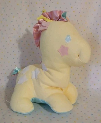 Vintage 1991 Playskool Sweet Beginnings Pastel Giraffe Stuffed Animal Plush 10" - Image 1 of 4