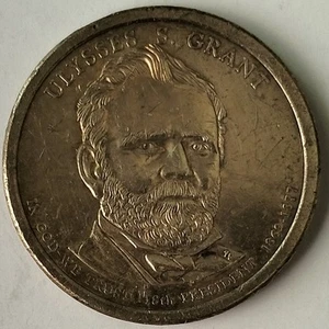 USA 2011 $1 Commemorative coin - 18th President Ulysses S. Grant 1869 - 1877 - Picture 1 of 2