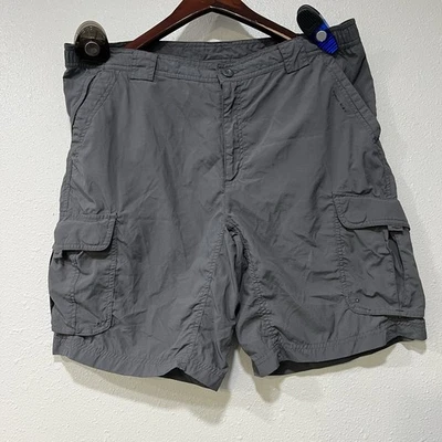 Pantalones Cortos Columbia Titanium Cargo NYLON Omni Dry Embalables Gris Para Hombre GRANDES L Foto 1 de 4