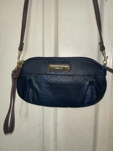 Relikt blau Crossbody Kunstleder Schulter Handtasche Handtasche oder Handgelenktasche - Bild 1 von 6