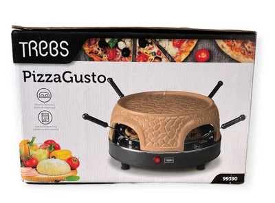 Trebs Pizzaofen PizzaGusto 99390 für 4 Personen Mini Pizza am Tisch - Bild 1 von 4