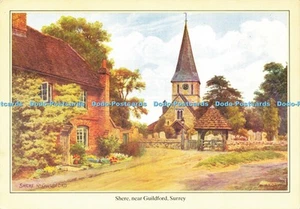D215446 Surrey Shere near Guildford J Salmon Watercolour A R Quinton - Picture 1 of 4
