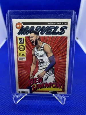 2019-20 Panini Donruss Net Marvels Ben Simmons #14 Philadelphia 76ers - Image 1 of 2