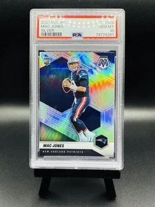 2021 Panini Mosaic Football MAC JONES RC No. 306 True Rookie Silver PSA 10! - Bild 1 von 2
