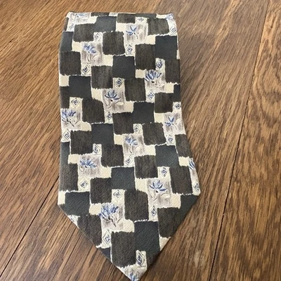 Henry Grethel мужской шелковый галстук 100% итальянский - Изображение 1 из 3