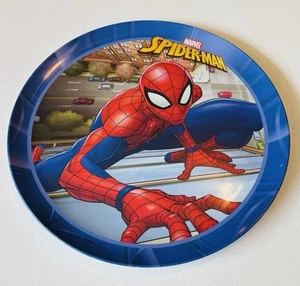 Marvel Spider‑Man BPA‑Free Kids Dinner Plate Zak Designs 10″ 2018 Pre‑Owned - Picture 1 of 5