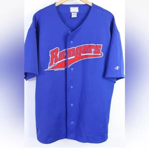 Maglia Texas Rangers Vintage Juan Gonzalez 2000 Blu Taglia XL Uomo Logo Atletica - Foto 1 di 9