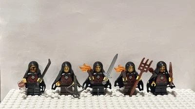 LEGO Castillo Lobo Pack Maestro Bestia x5 Minifiguras Caballero Medieval + CAPAS (LEER) Foto 1 de 4
