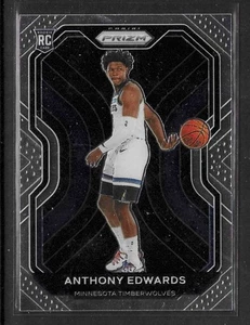 Anthony Edwards 2020-21 Prizm Base RC #258 Timberwolves - Imagen 1 de 2