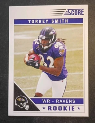 2011 Score - Rookie Torrey Smith #396 Turning Upfield (RC) - Image 1 of 2