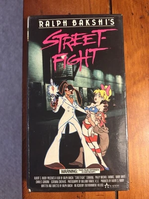 1975 Street Fight Coonskin Ralph Bakshi Animated VHS Movie Cult Streetfight Box - Image 1 of 4