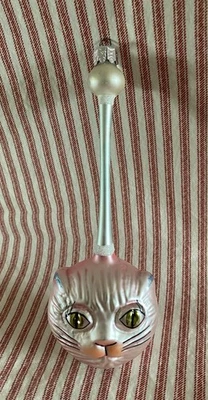 Ornamento Christopher Radko - 1992 Kitty Rattle 92-166-0 Foto 1 de 3