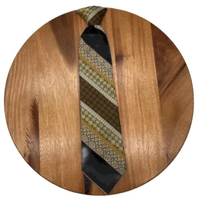 De Colección Wembley Para Traje Marrón, Oliva O Negro Cosecha Dorado Marrón Metal Clip En Corbata Foto 1 de 4