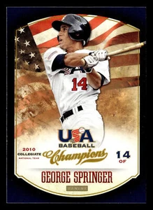 George Springer 2013 USA Baseball Champions #112 ASTROS BLUE JAYS ROOKIE - QTY - Picture 1 of 2