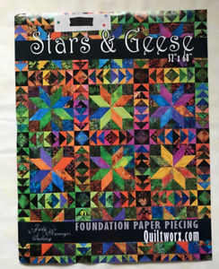 STARS & GEESE quilt pattern by Judy Niemeyer , paper piecing
