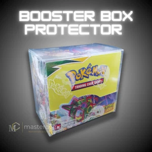 Pokemon Booster Box Protector Transparente Premium - 10 Piezas (Extra Grueso) - Imagen 1 de 2