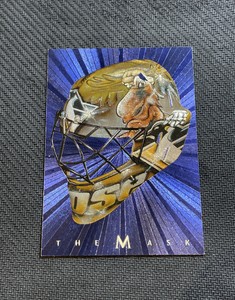 2001-02 BETWEEN THE PIPES BE A PLAYER BAP  JOHAN HEDBERG THE MASK #12