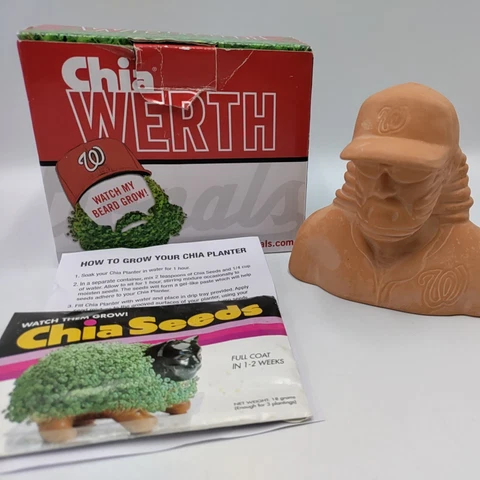 Washington Nationals Jayson Werth 28 Chia Watch Beard Grow New In Box Cover
