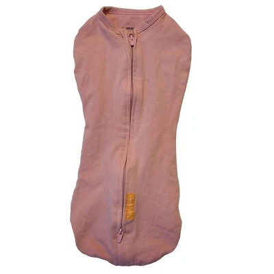 SwaddleMe Recién Nacido Envoltura Envoltura 0-3 Meses Rosa Cremallera Saco Pod Foto 1 de 4