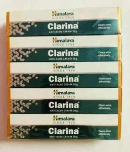 Himalaya Clarina Anti Acne Pimple Scar Cream Herbal 5 X 30g FREE SHIP Exp 2027 - Picture 1 of 4