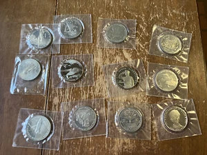 republic of the marshall islands coin collection UNC: Eisenhower 1990 $5 - Picture 1 of 16