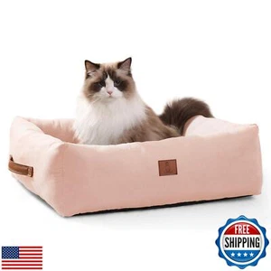 Looyn 20In Dog Bed for Small Medium Sized Dogs and Cats - Washable Rectangle  - Picture 1 of 5